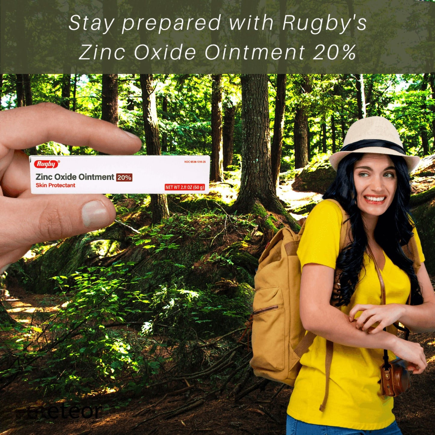 Rugby® 20% Zinc Oxide Ointment Skin Protectant, Tube
