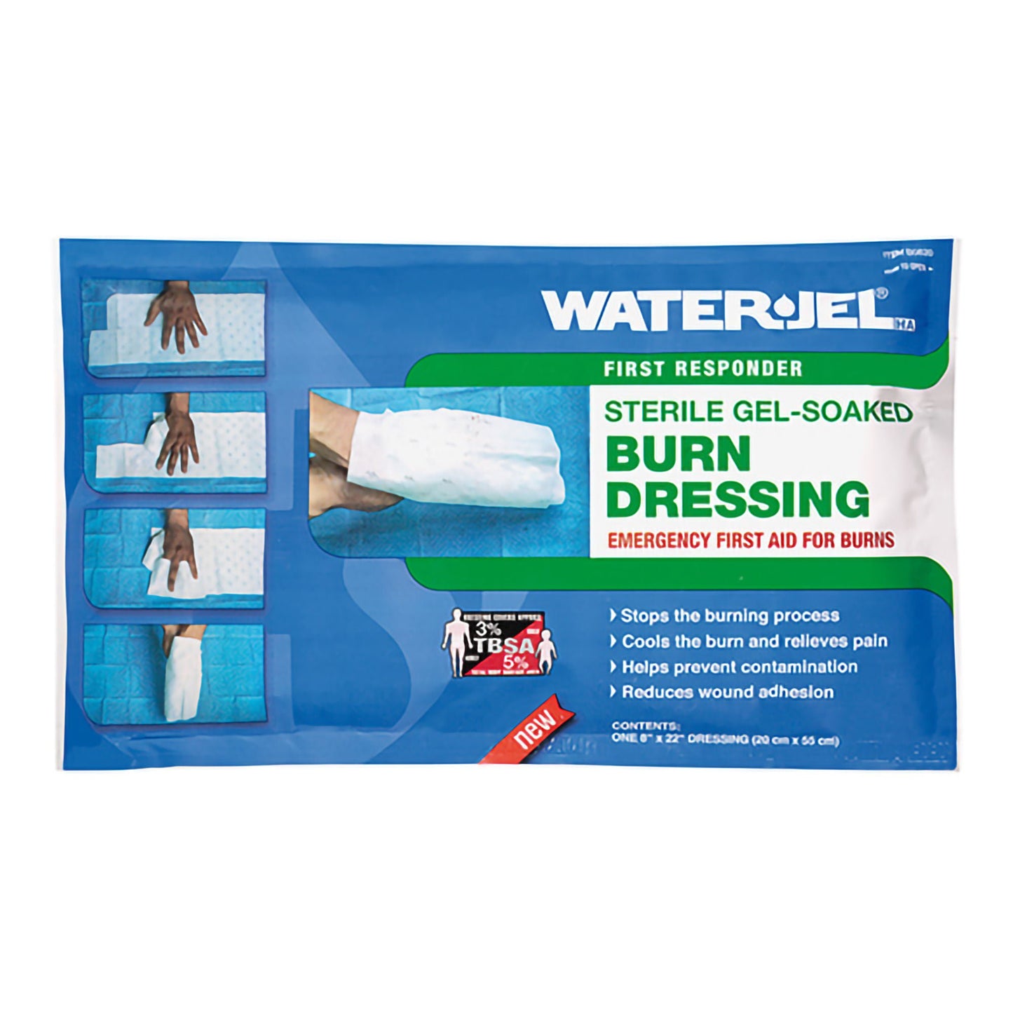 Water-Jel First Responder Hydrogel Burn Dressing Sheet