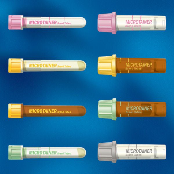 BD Microtainer SST Capillary Blood Collection Tube Clot Activator / Separator Gel Additive to 600 µL BD Microgard Closure Plastic Tube