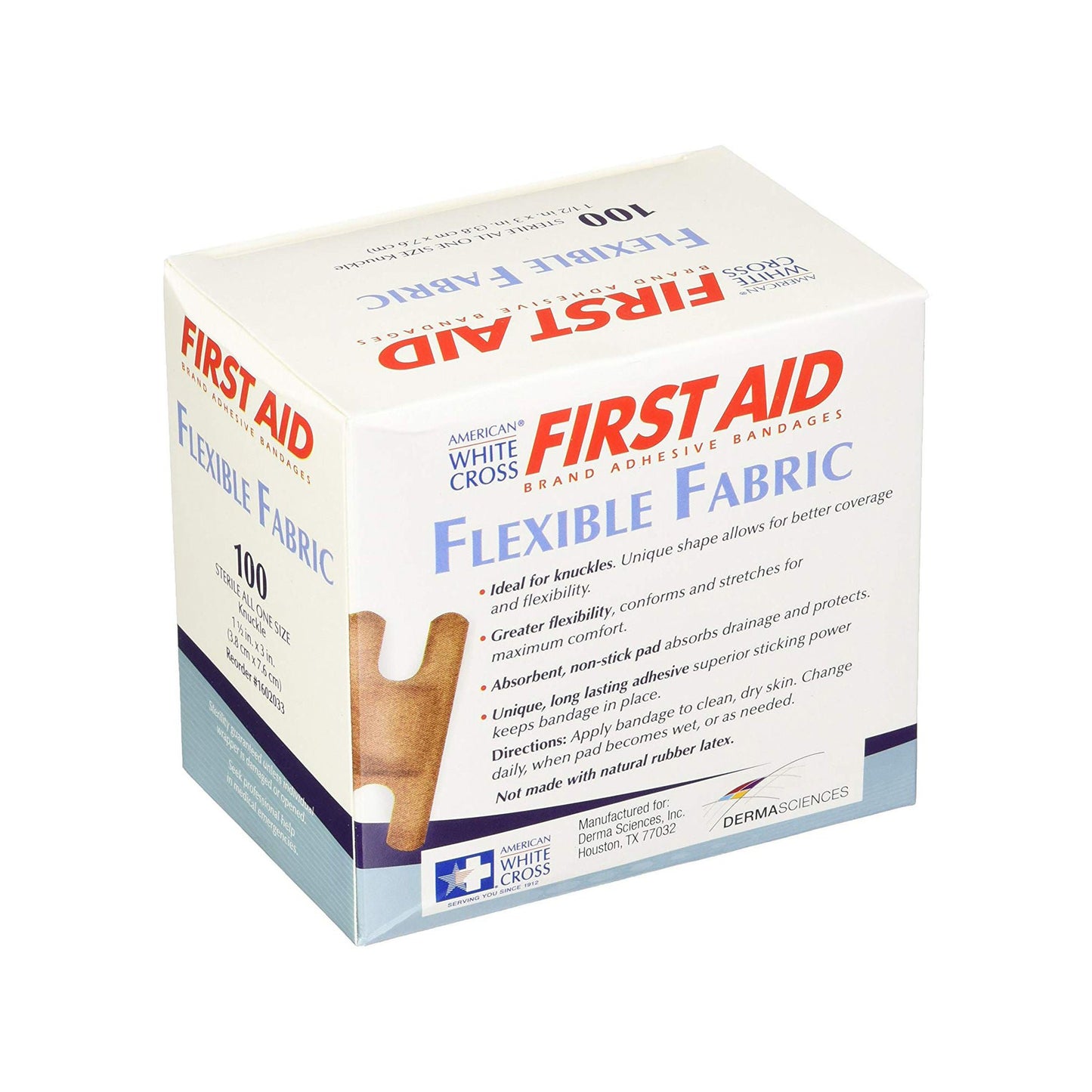 American® White Cross Adhesive Strip
