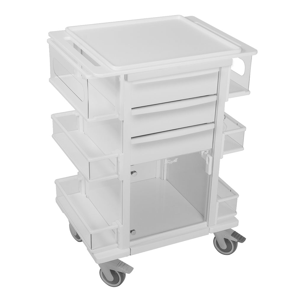 Element Medical Carts, ACP/HDPE Drawers & Tente Casters — 6 Configurations, 1/Cart | TrippNT