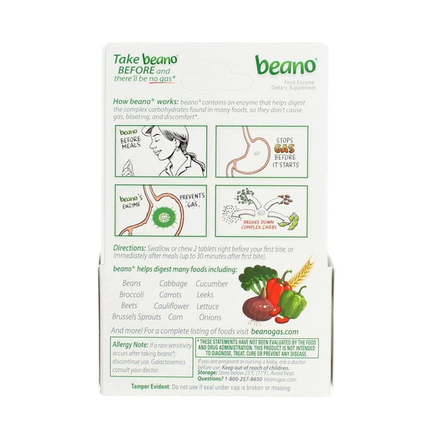 Beano® Food Enzyme Tablets, Extra Strength