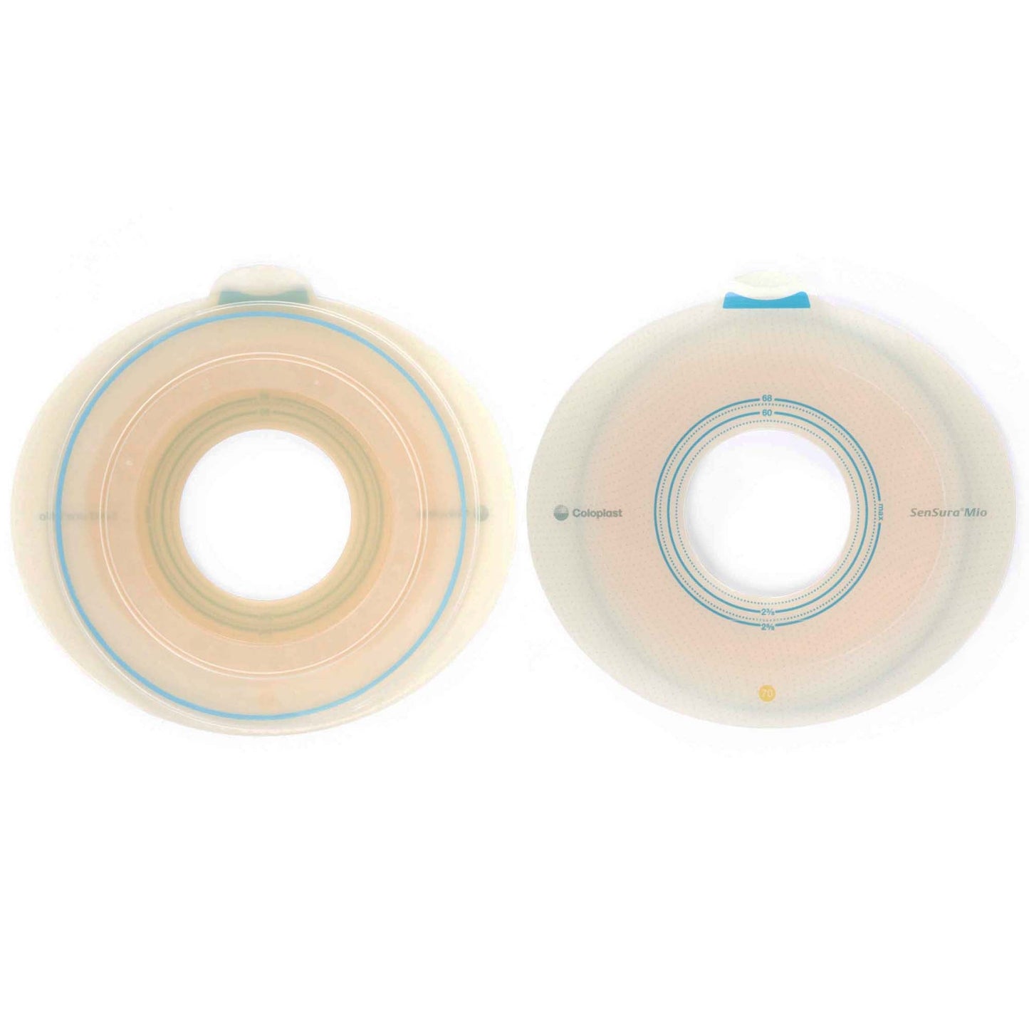 SenSura® Mio Flex Ostomy Barrier, Stoma Opening, Red Color Match, Box of 5