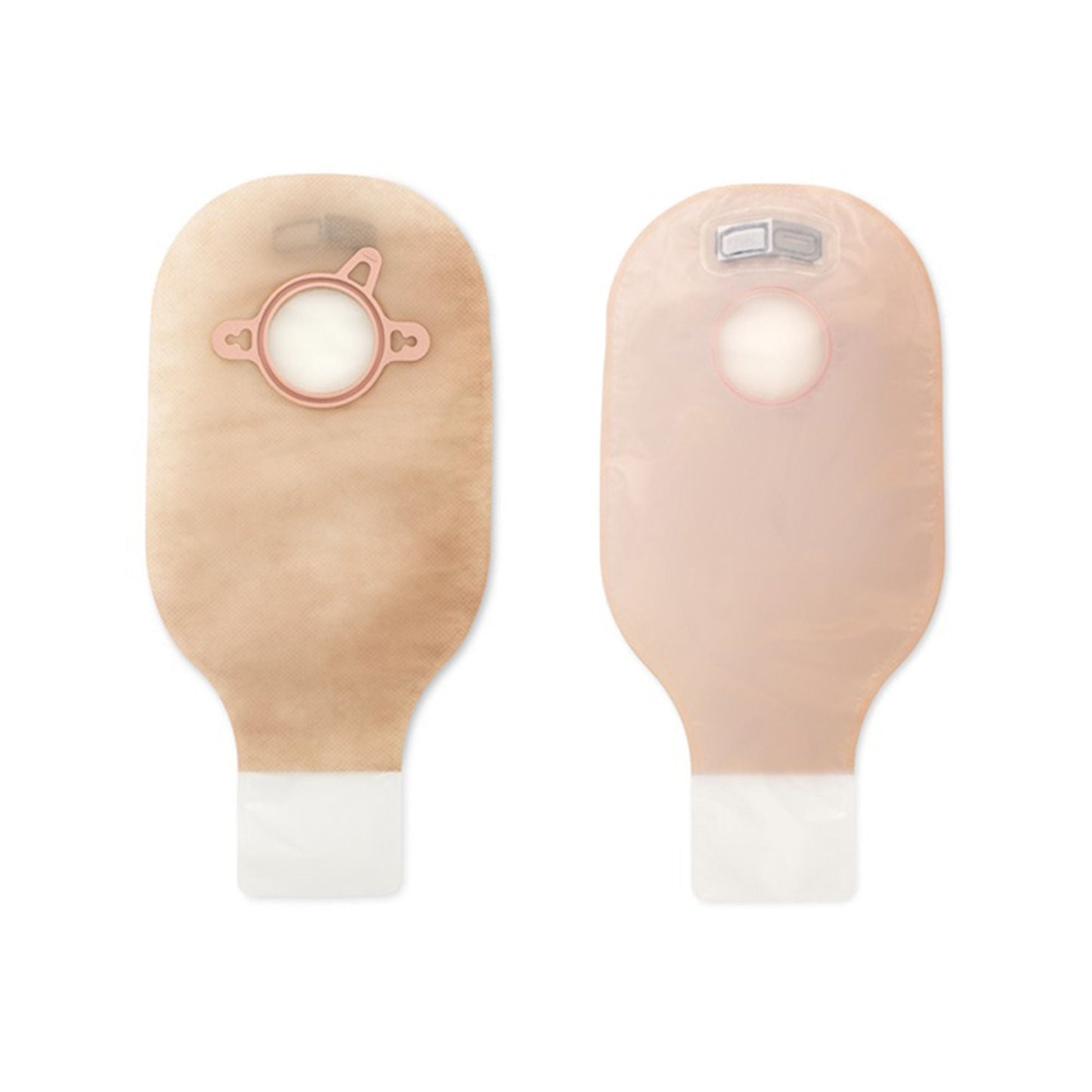 New Image™ 18164 Two-Piece Transparent Ostomy Pouch, Pre-cut to Fit , Blue