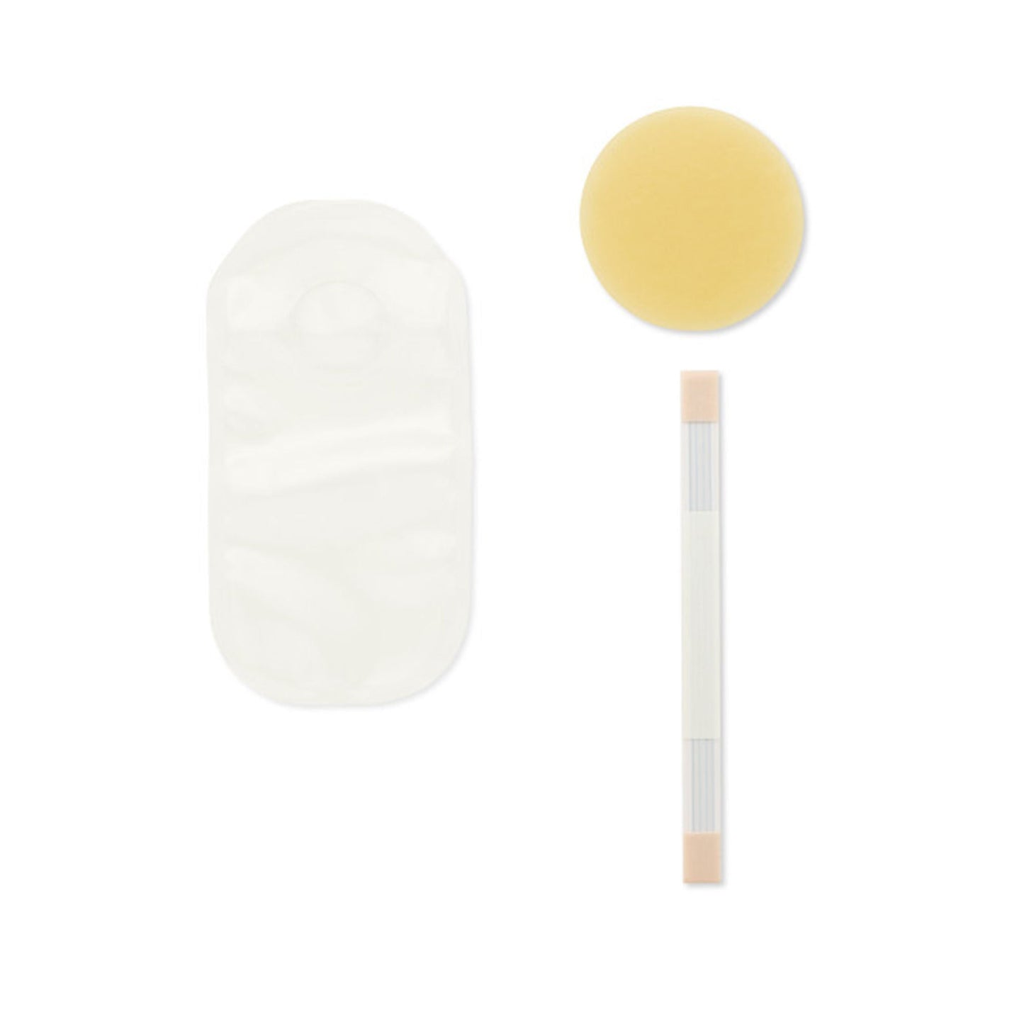 Pouchkins™ One-Piece Transparent Colostomy Pouch for Preemies, up to Stomas