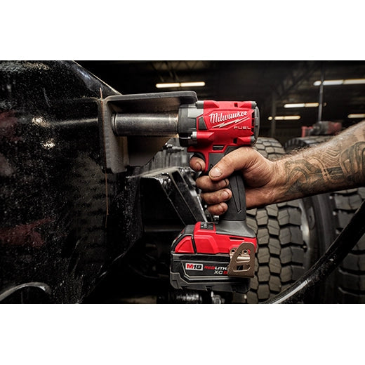 Milwaukee M18 FUEL 3/8" Compact Impact Wrench w/ Friction Ring Bare Tool 2854-20 | 3/8 in Square Drive, M18 Battery
