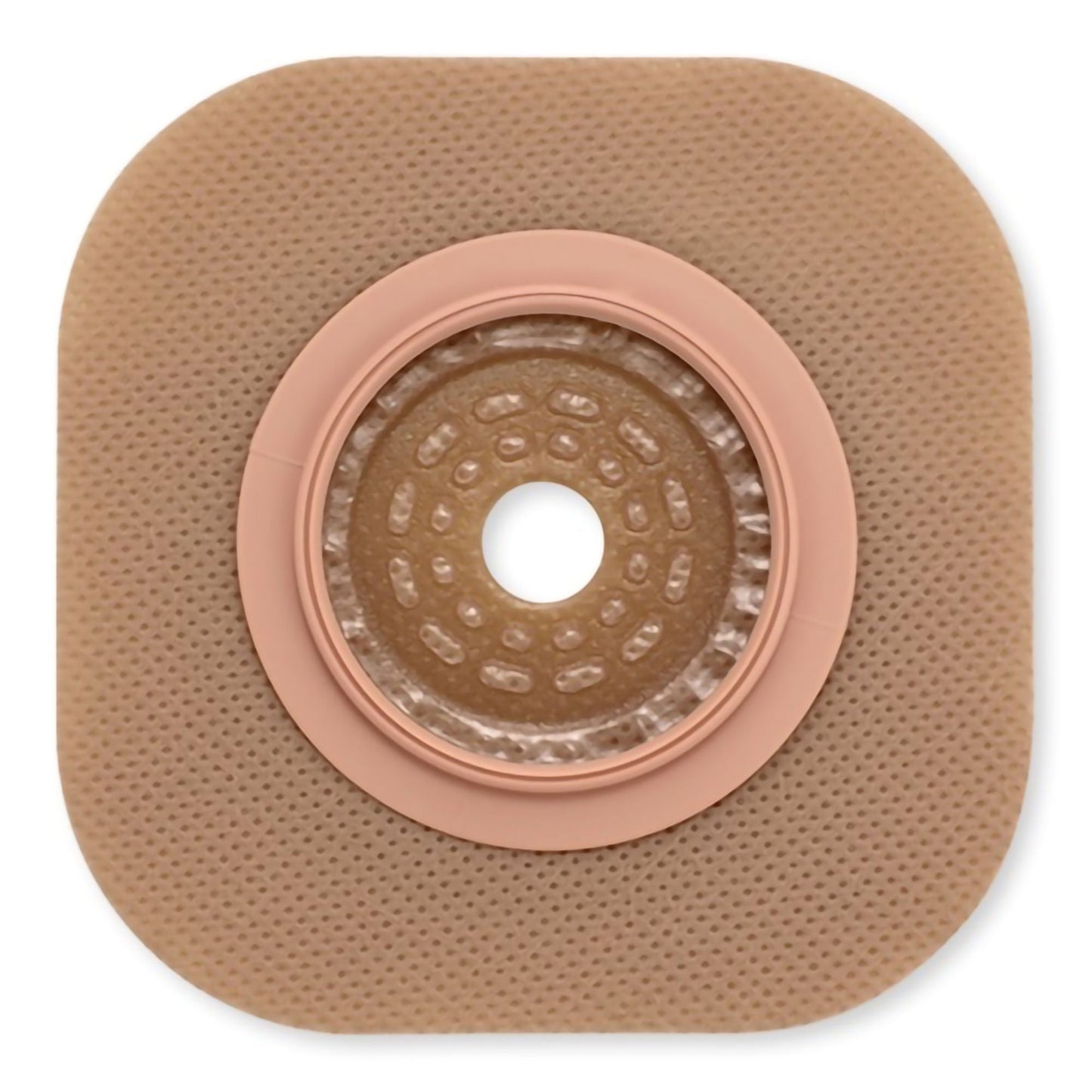 New Image™ Flat CeraPlus™ Skin Barrier, Flange, Up to 57 mm Opening, Blue