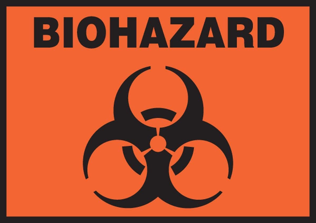 Accuform Signs Biohazard Pre-Printed Label
