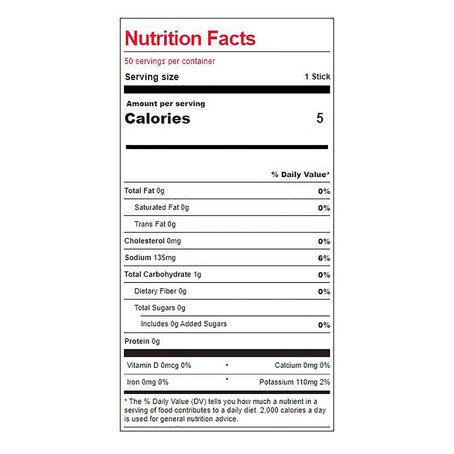 Sqwincher® Quik Stik® Zero Fruit Punch Electrolyte Replenishment Drink Mix