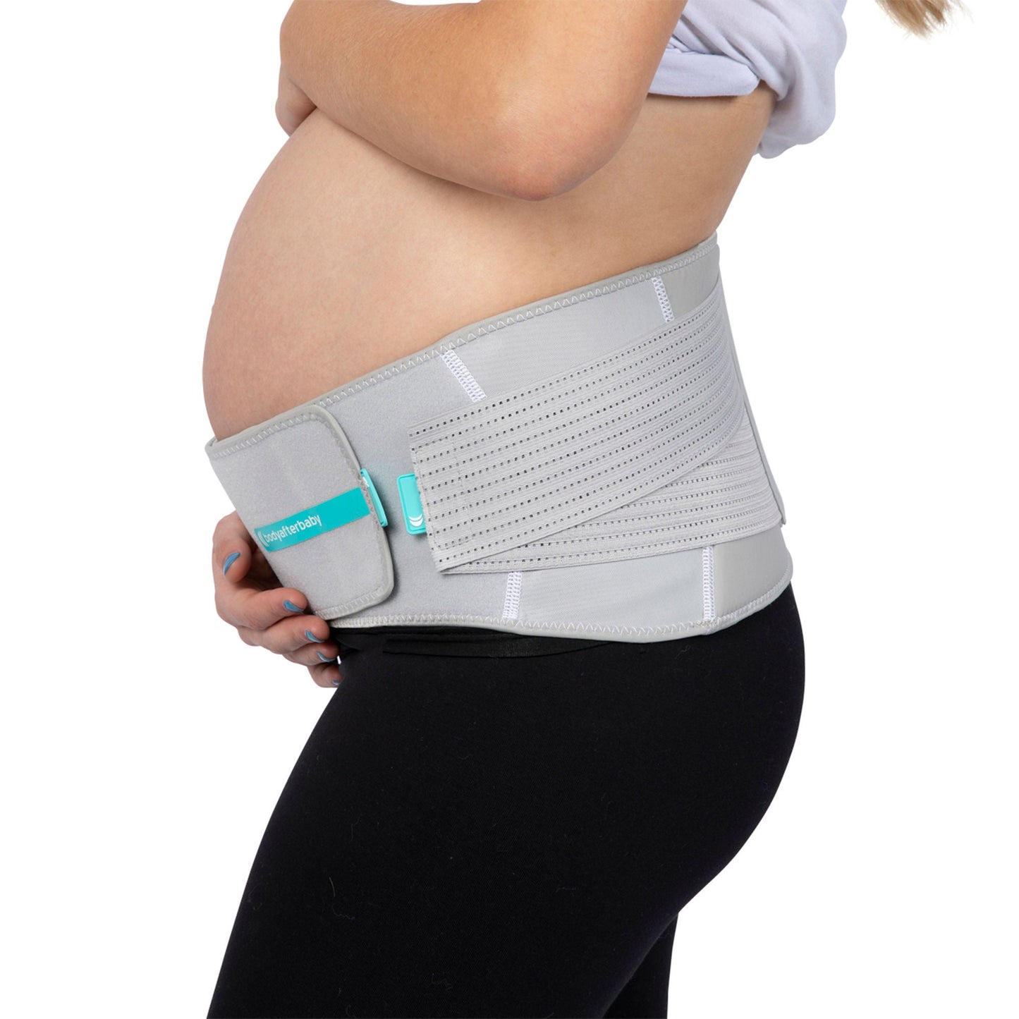 NINER Premium Maternity Support Belt Hook and Loop Closure 48 to 56 Inch Under Belly Circumference / 12 to 18 Pre-Pregnancy Pant Size Adult