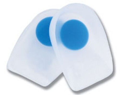 AliMed Heel Cup Blue Dot Medical Grade Silicone Blue / Clear