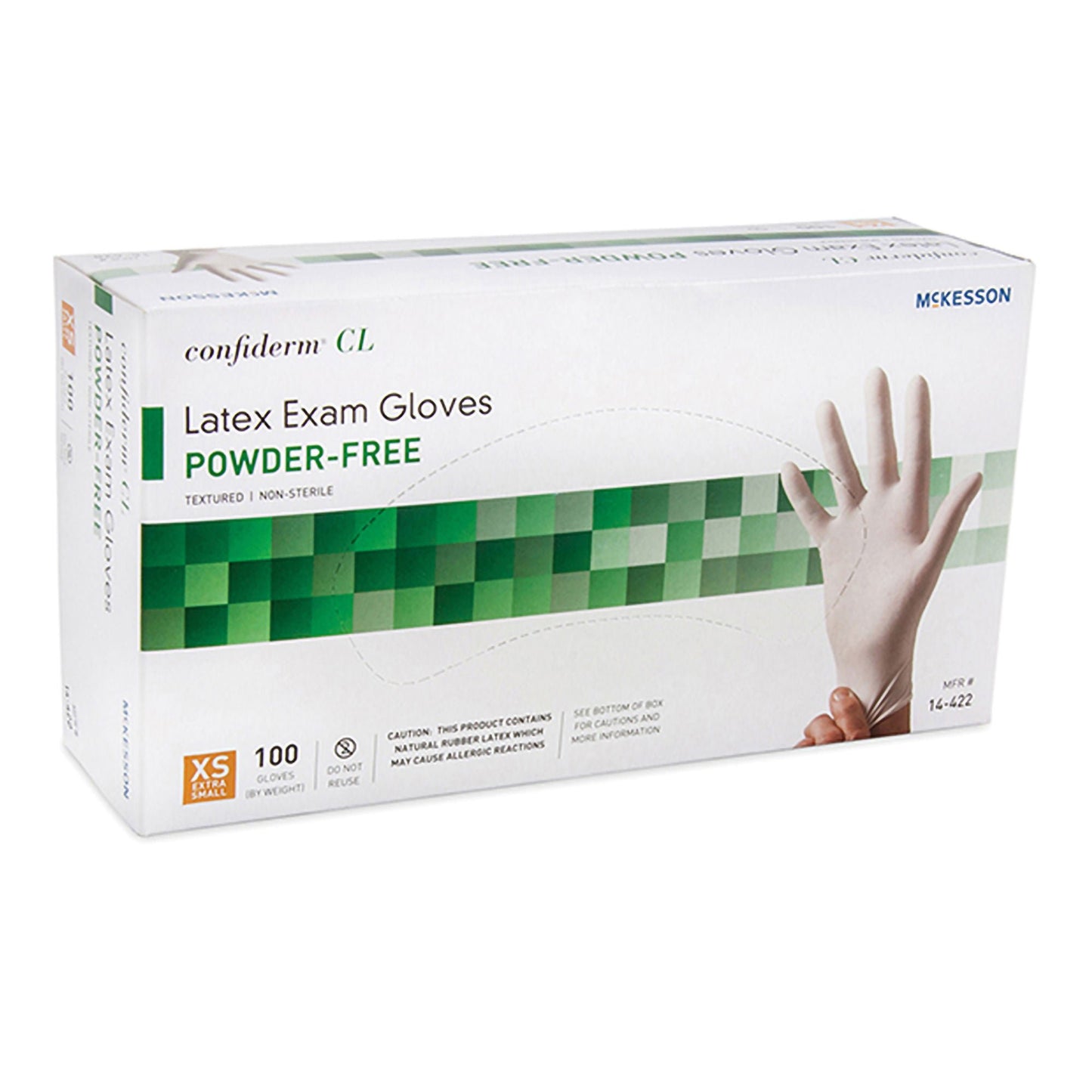 McKesson Confiderm® CL Latex Exam Gloves, Ivory - view 5