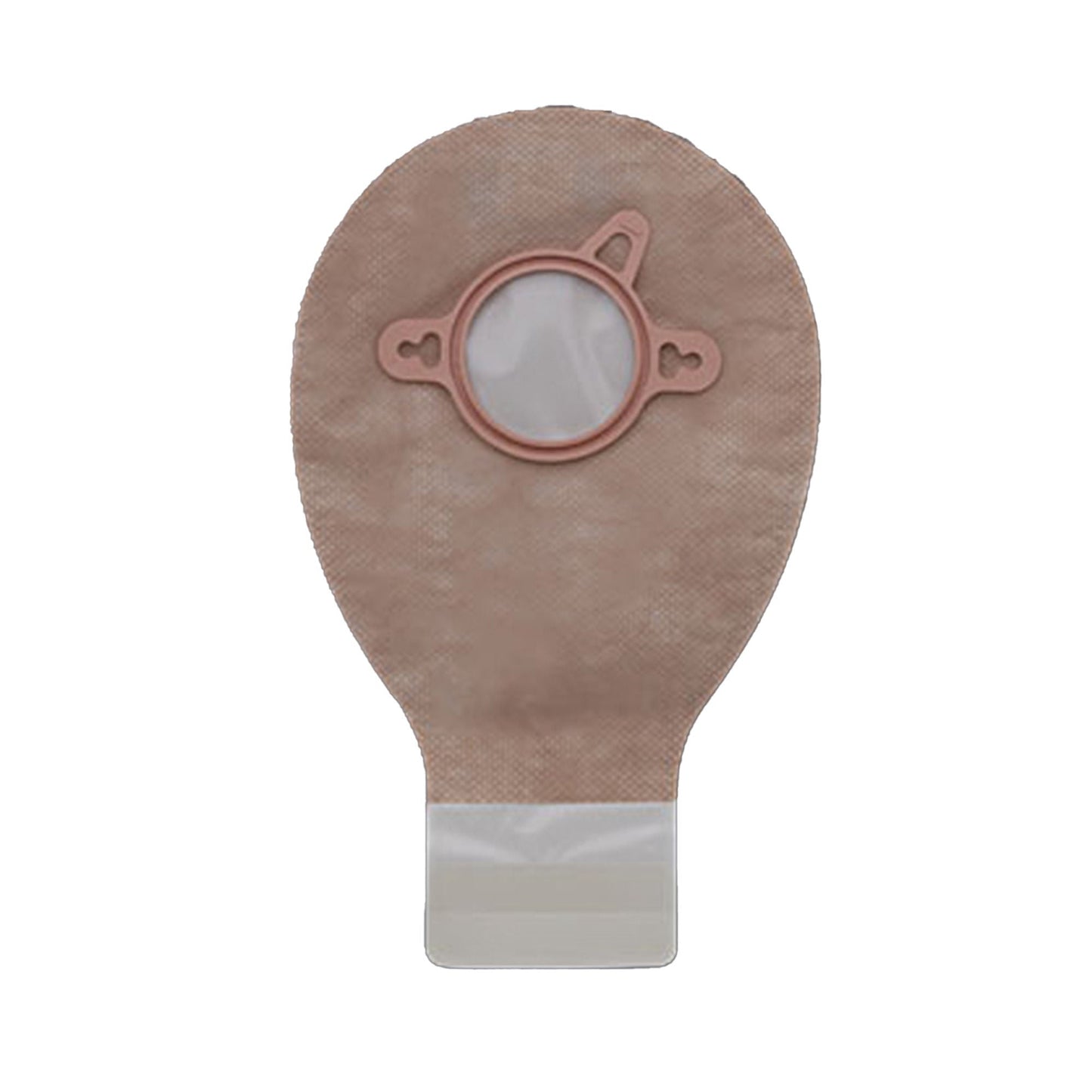 New Image™ 18284 Two-Piece Beige Ostomy Pouch, Pre-cut to Fit Stomas, Blue