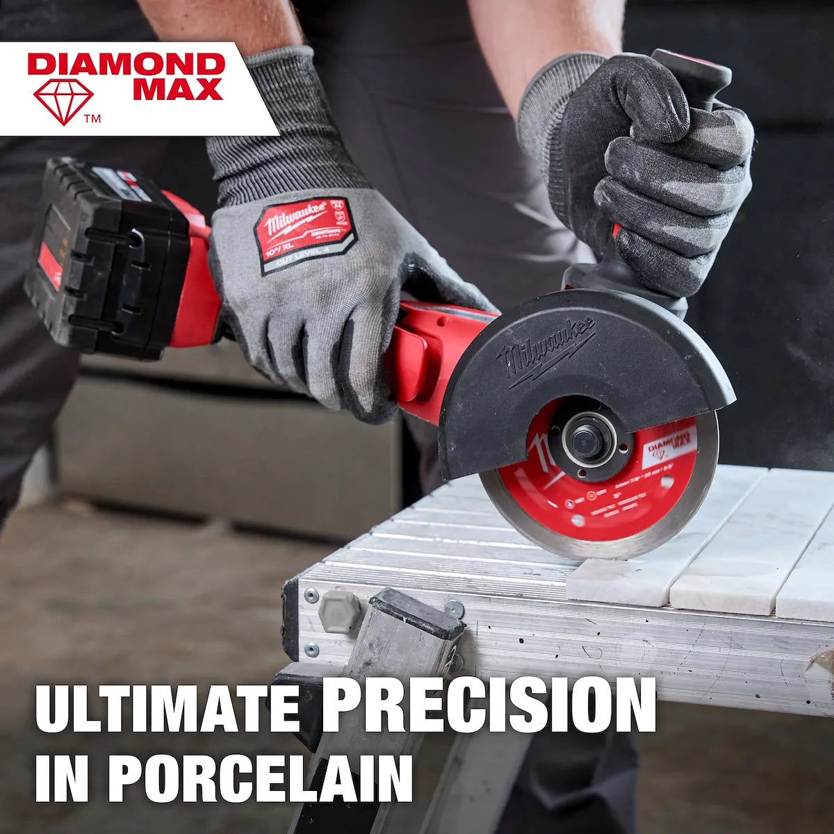Milwaukee 7" DIAMOND MAX Continuous, Tile Diamond Blade 49-93-9207 | Diamond Coated
