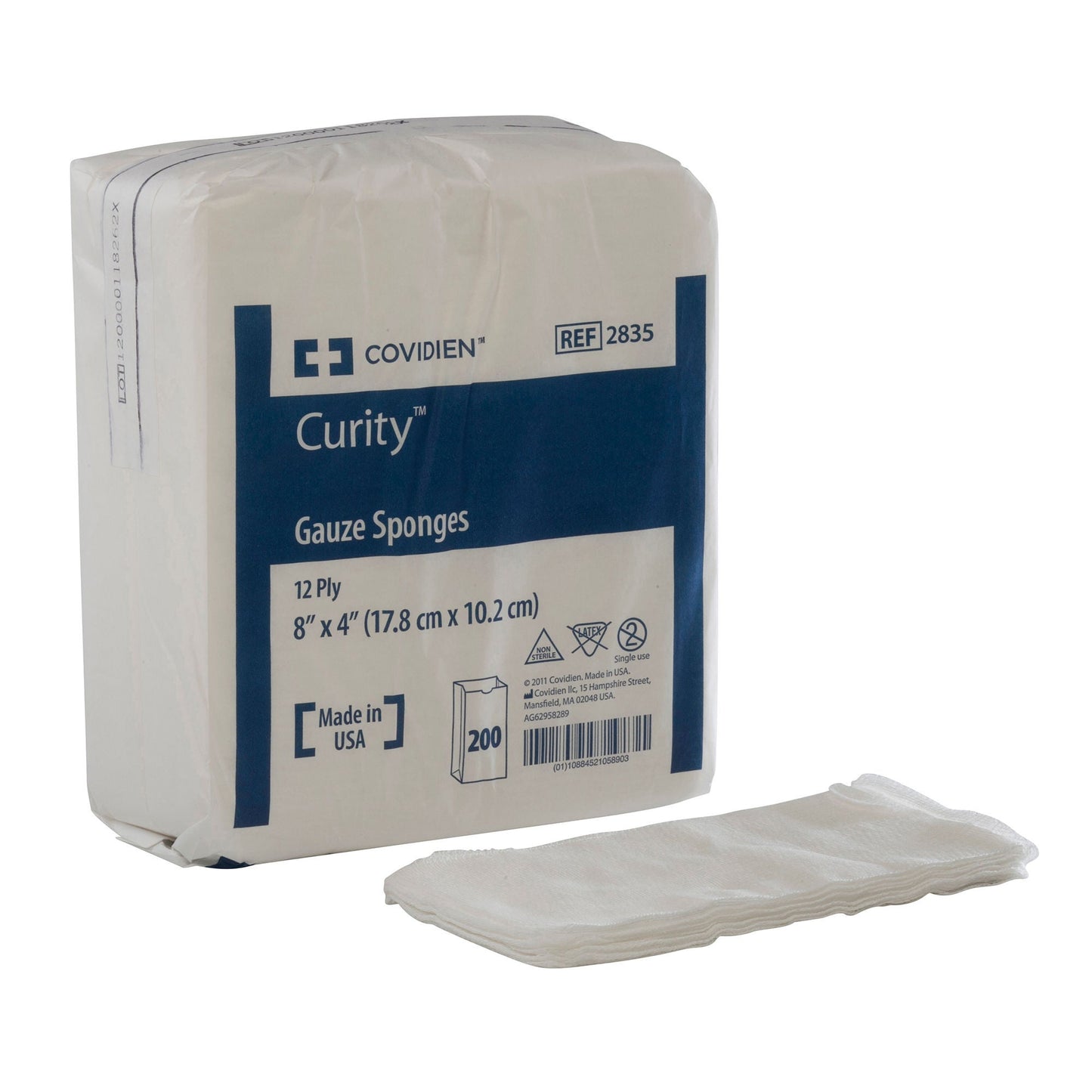 Curity™ USP Type VII Gauze Sponge, 12-Ply