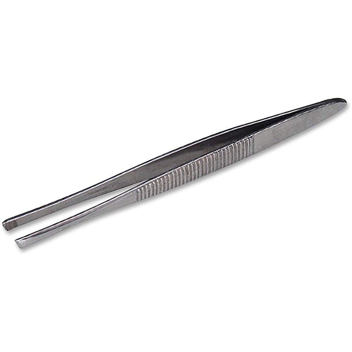 Tweezers Stainless Steel NonSterile NonLocking Thumb Handle Straight Slanted Tips