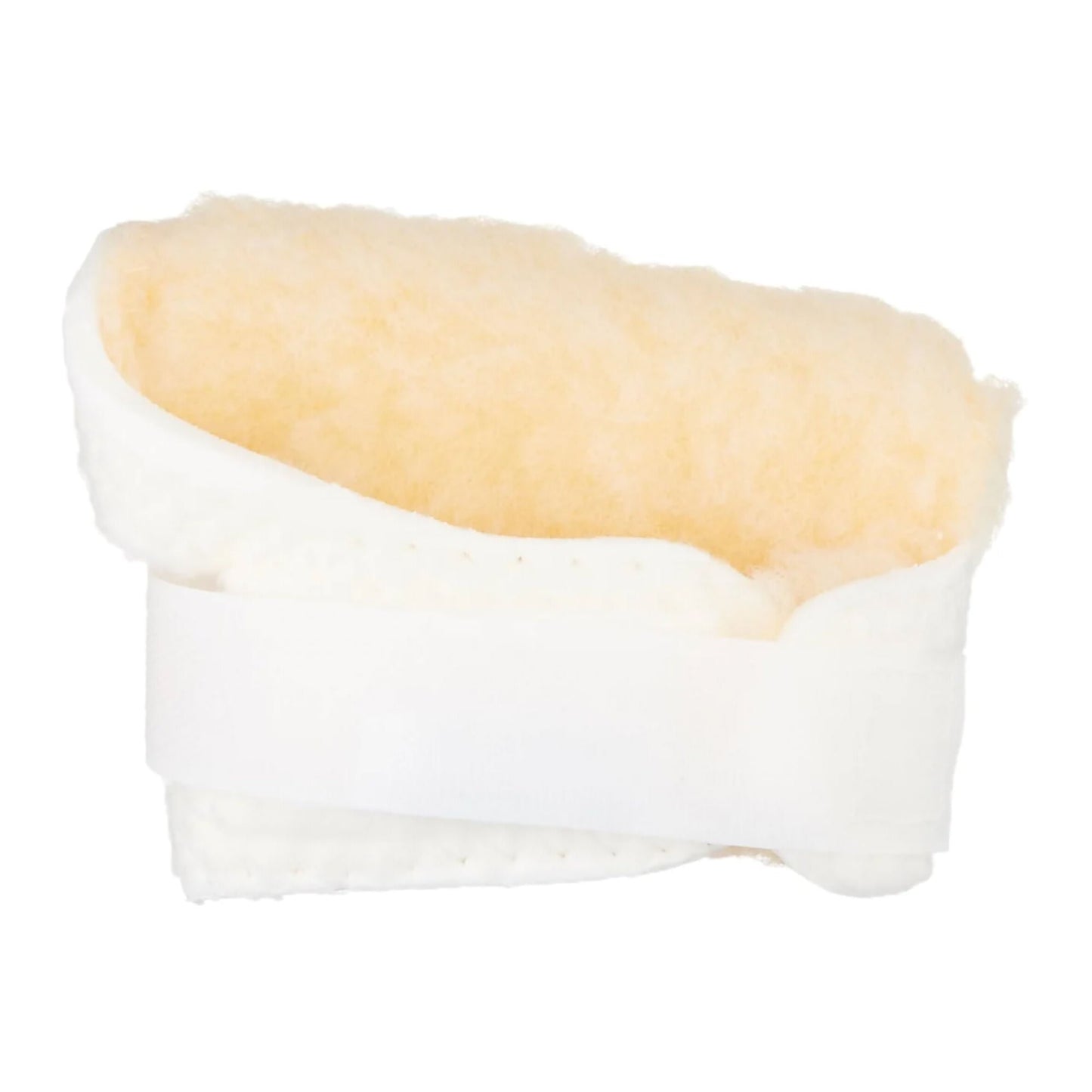 Rolyan Palm Protector Foam / Sherpa Fabric Right Hand Cream / White