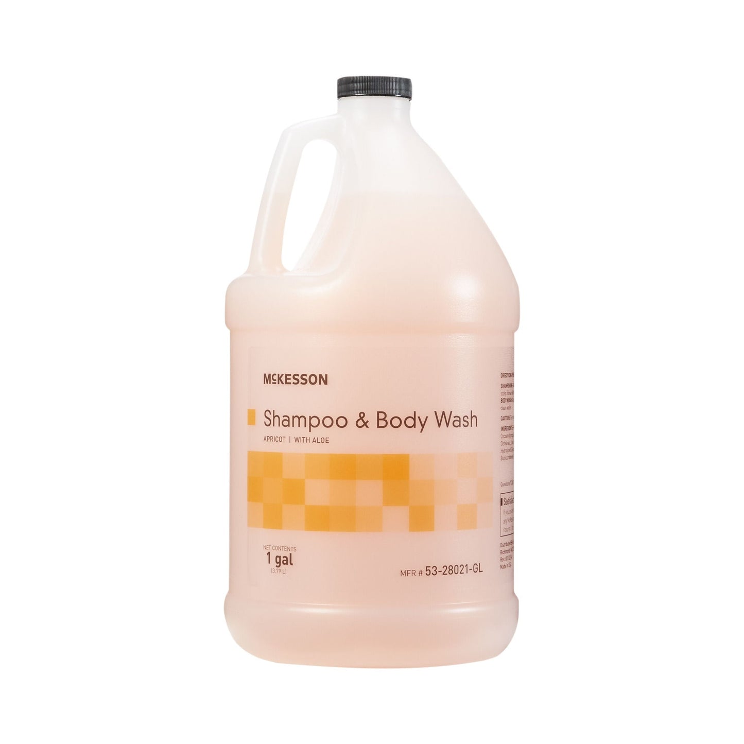 McKesson two-in-one shampoo and Body Wash, Apricot Scent, Jug