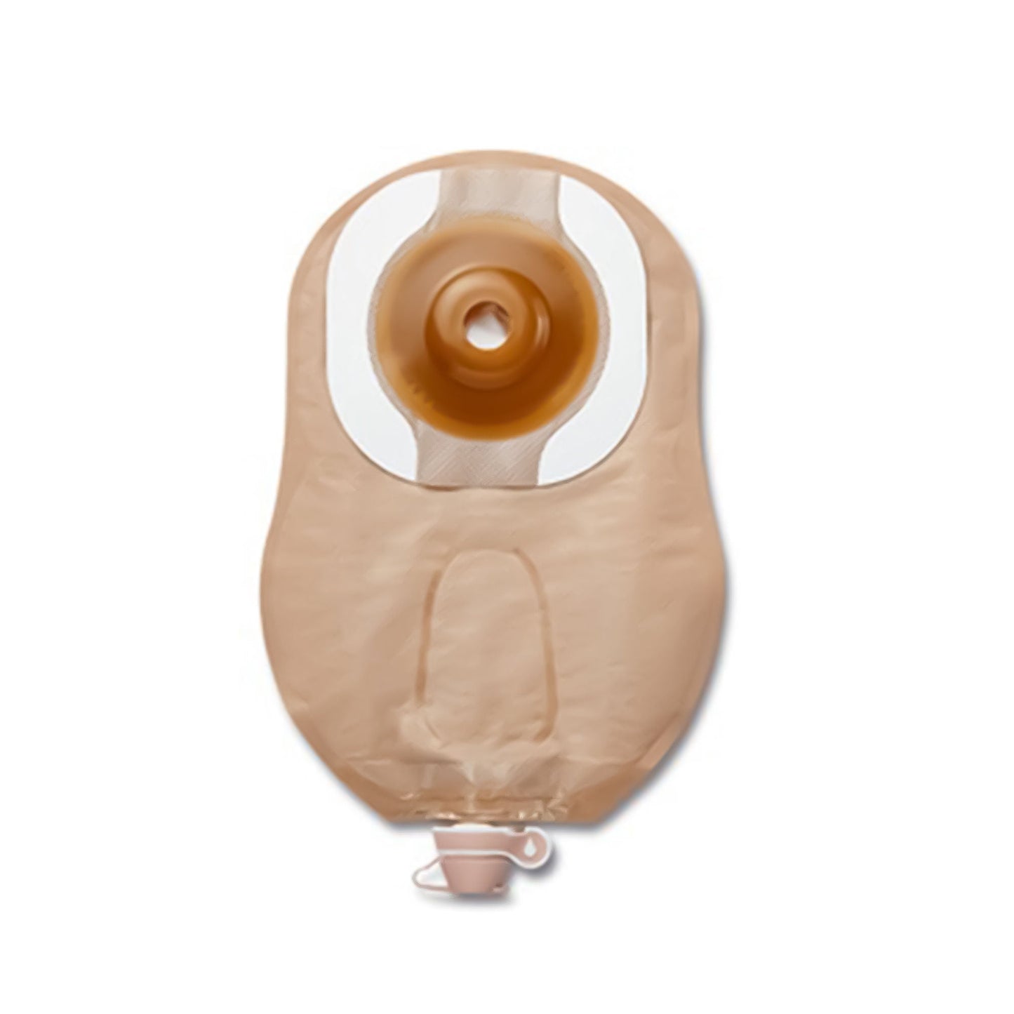 Premier Urostomy Pouch One-Piece System Length Convex, Pre-Cut 5/8 Inch Stoma Drainable