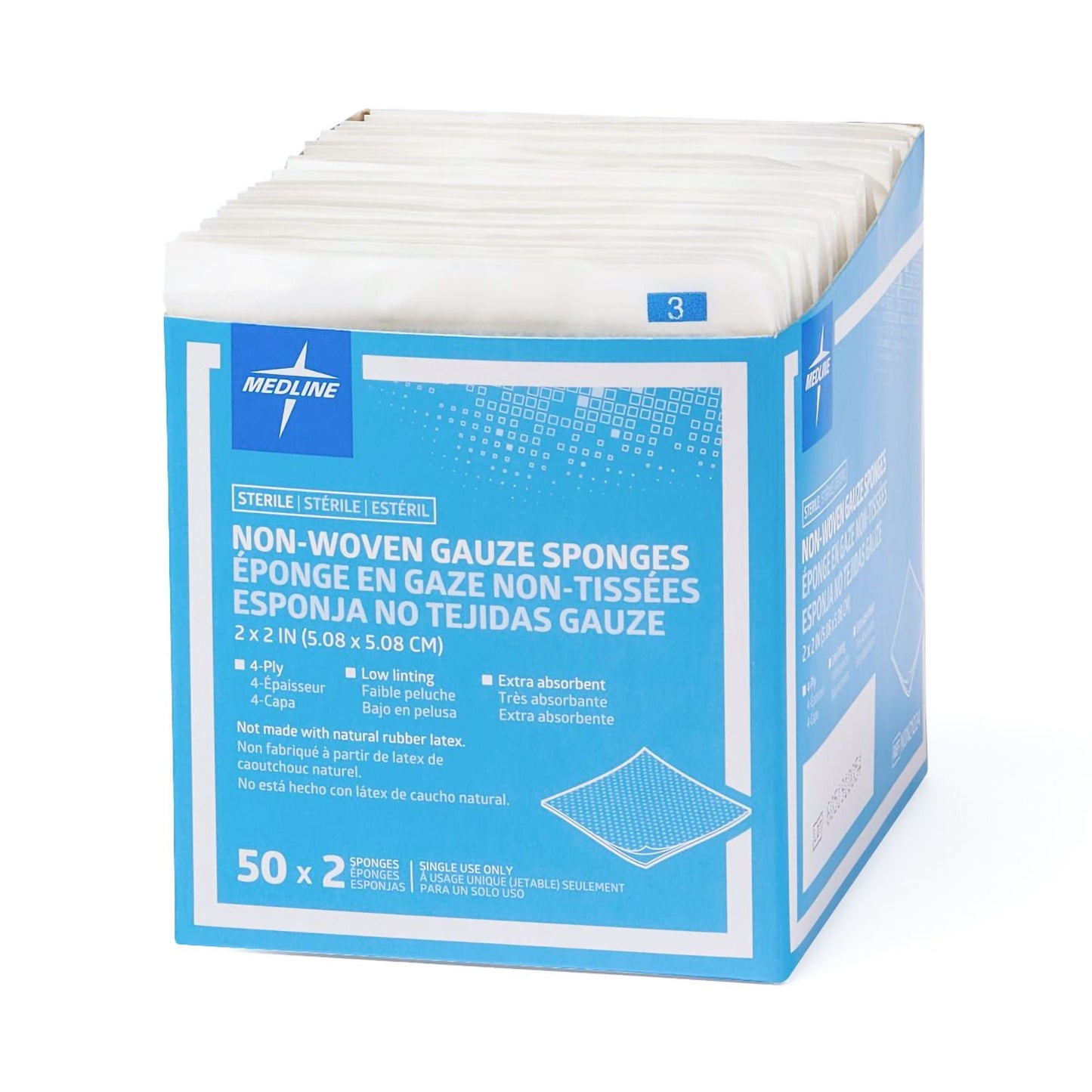 Avant Gauze® Sterile Nonwoven Sponge, 4-Ply