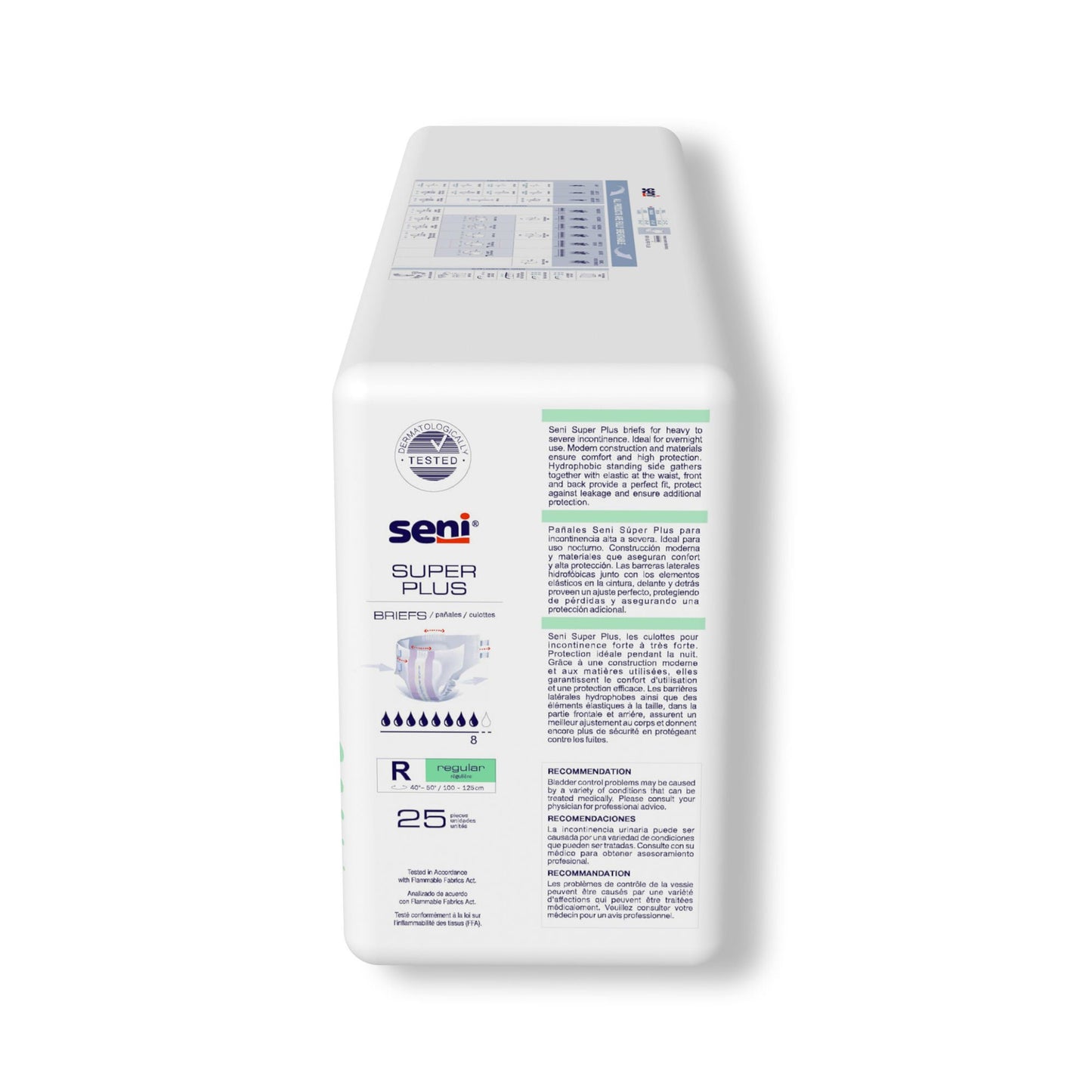 Seni® Super Plus Overnight Heavy Absorbency Incontinence Brief