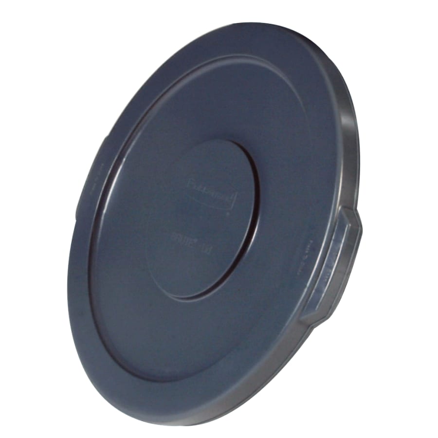 Rubbermaid Commercial BRUTE® Round Container Lid, for 2610 10-gal Waste Containers, 16 in dia, Gray (FG260900GRAY)