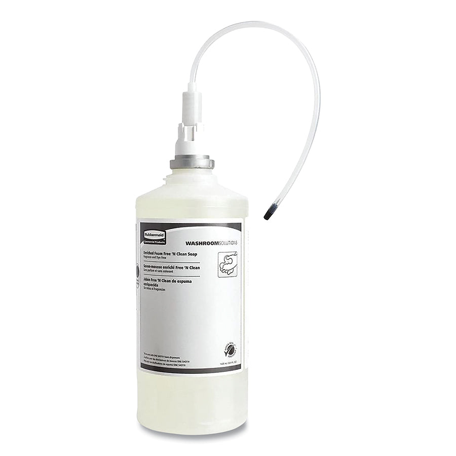 Rubbermaid Commercial TC® OneShot® Enriched Foam Free 'n Clean™ Lotion Soap Refill, 1,600 mL, Cartridge (FG750390)