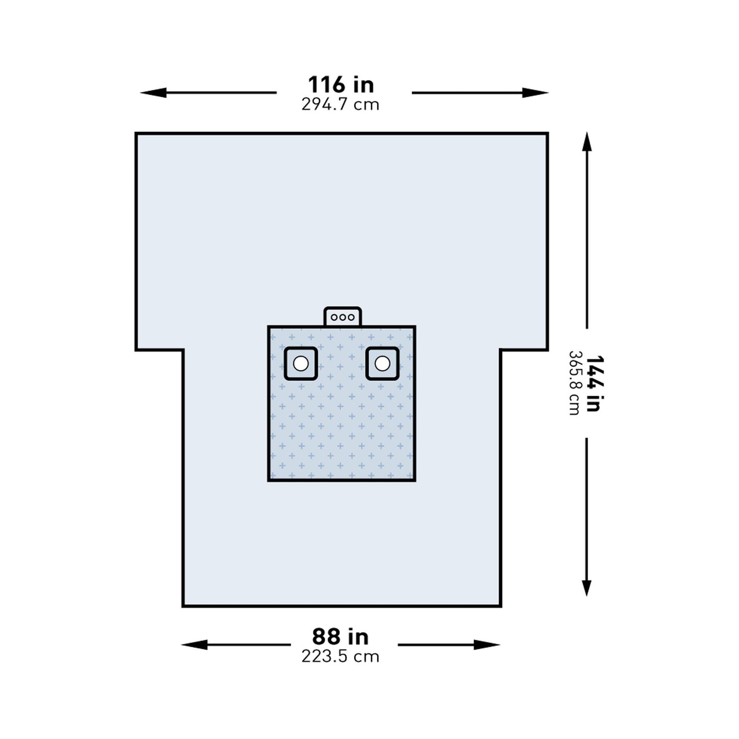 McKesson Sterile Bilateral Limb Drape