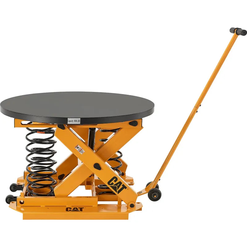 Cat® WB641681 Portability Package — installed on Cat scissor lift table