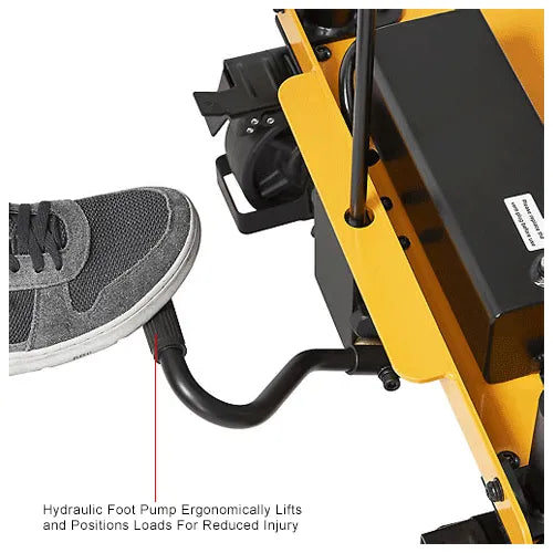 Cat® WB641688 Heavy Duty Scissor Lift Table — three-quarter view