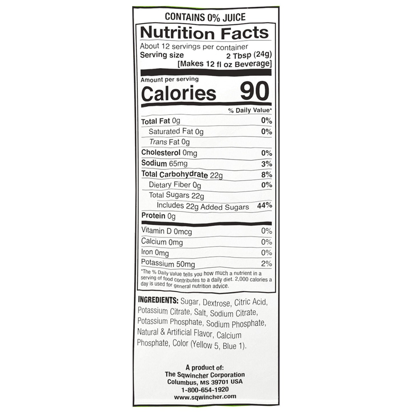 Sqwincher® Powder Pack® Lemon-Lime Electrolyte Replenishment Drink Mix