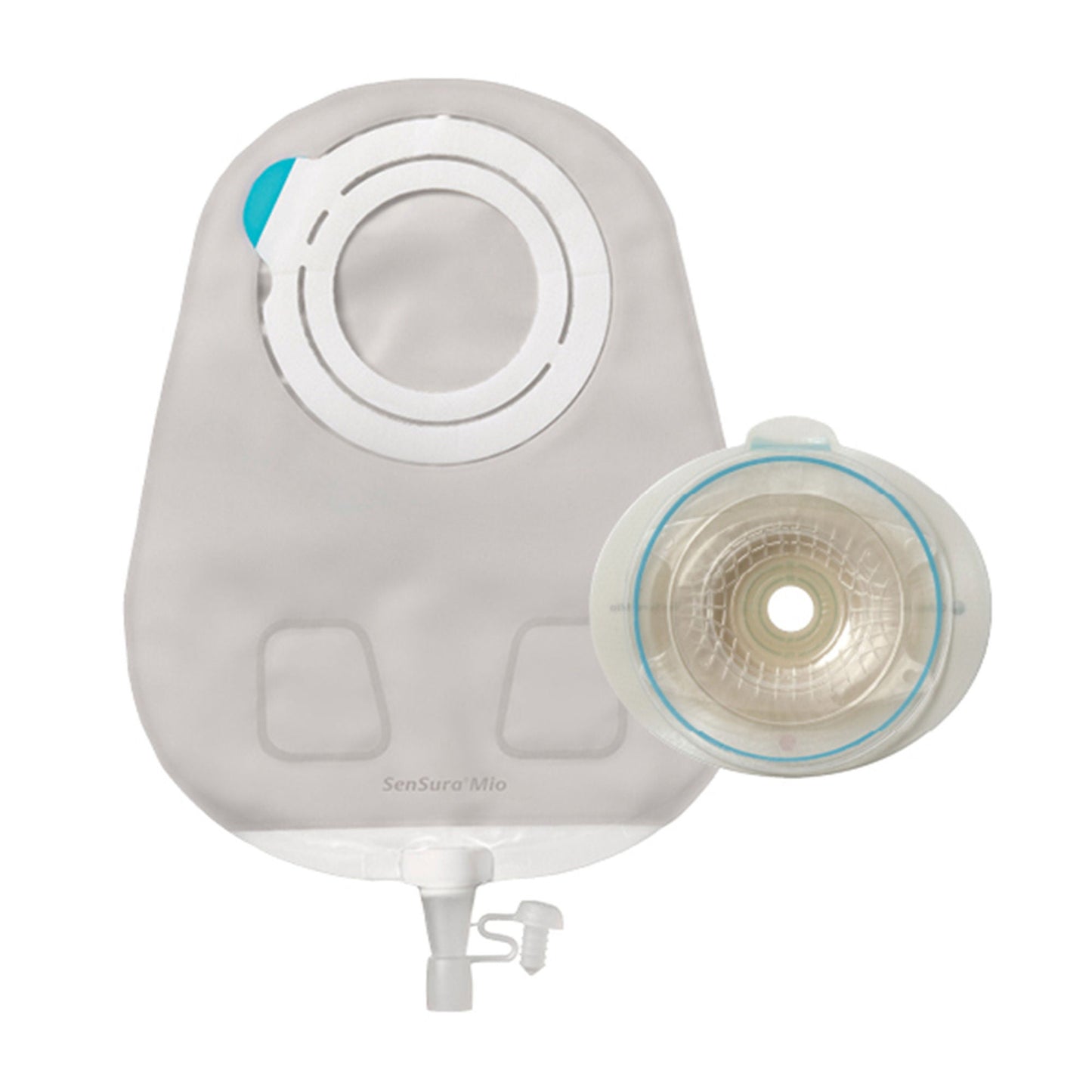 SenSura Micro Ostomy Pouch Two-Piece System Convex Light Drainable