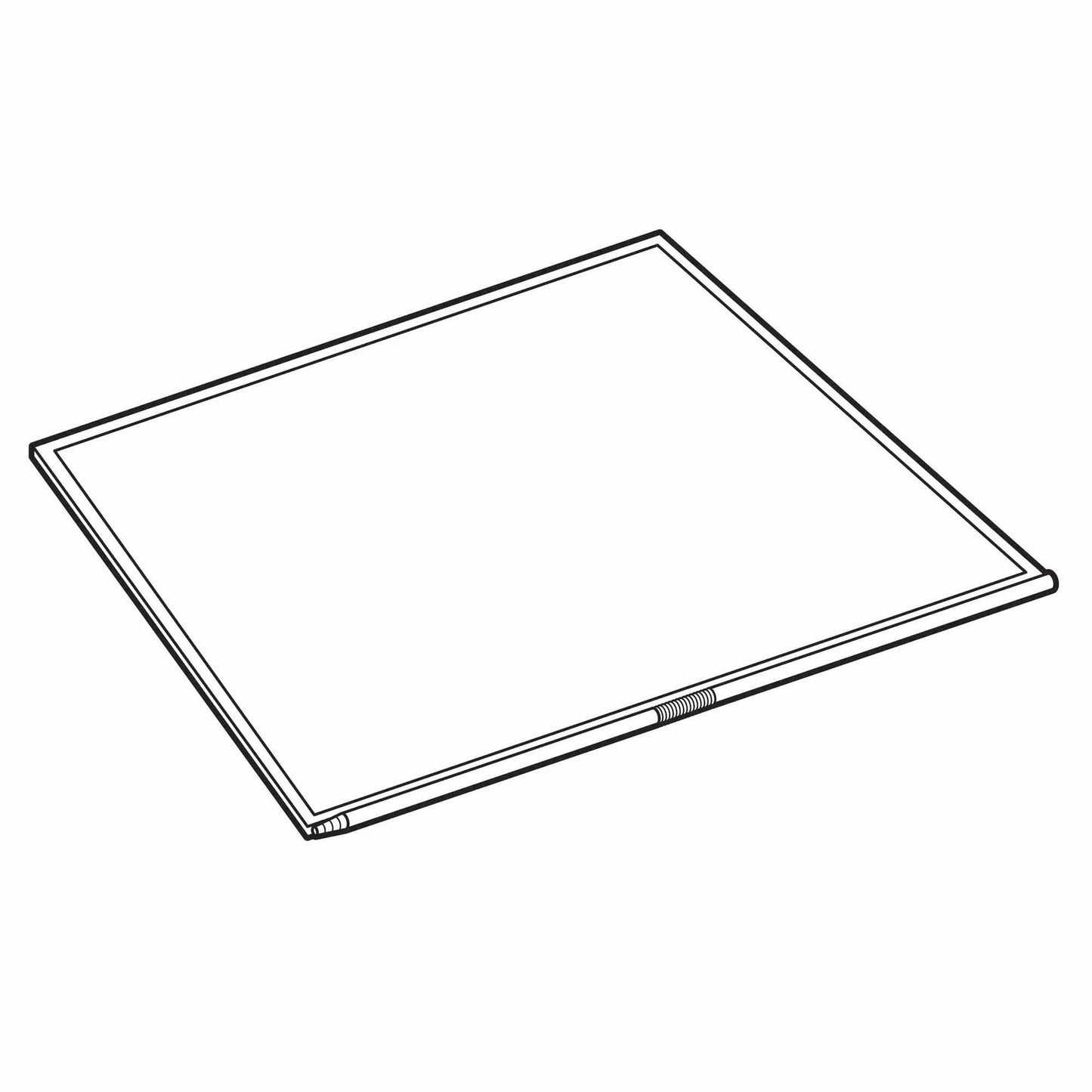 Halyard Absorbent Floor Mat White Hex Film