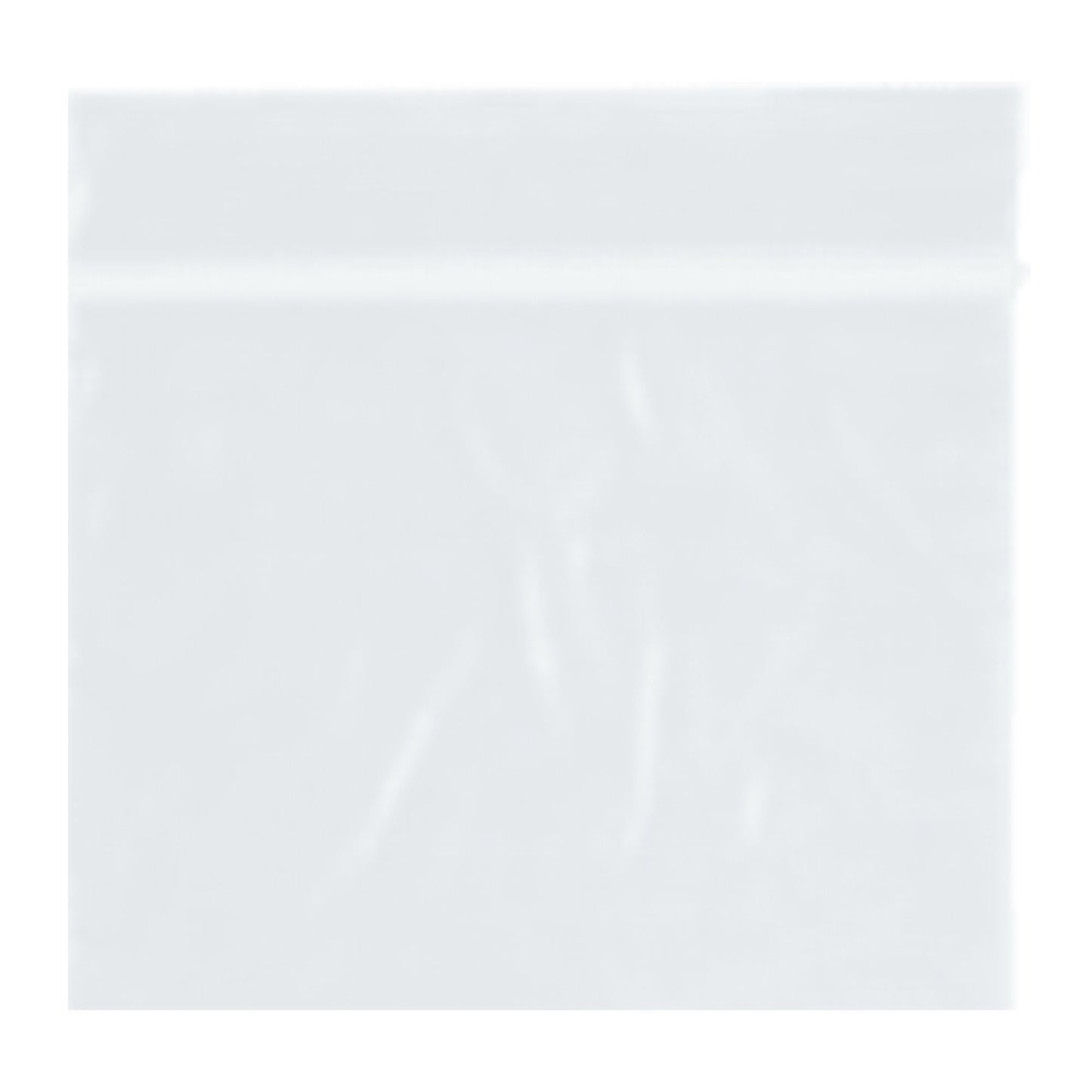 RD Plastics Company Reclosable Zip Bags, Clear, .