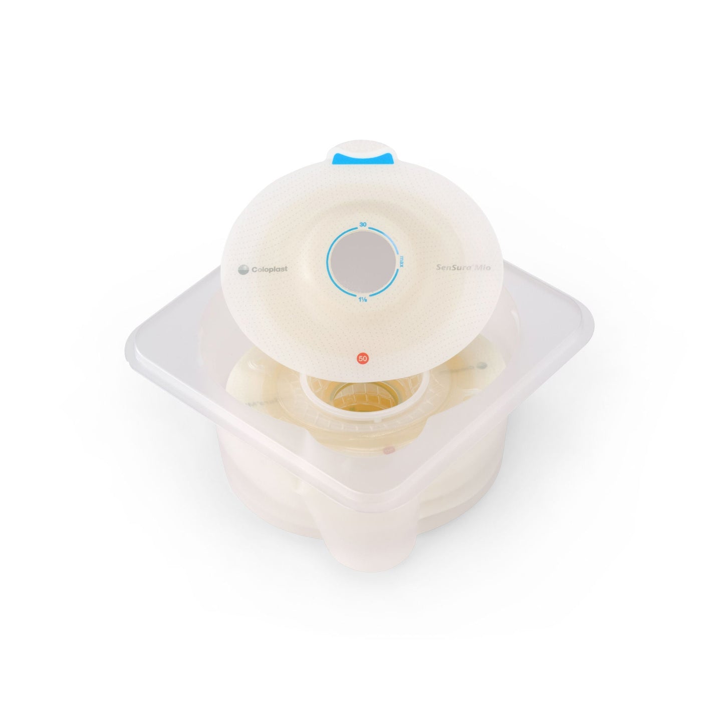 SenSura® Mio Click Convex Deep Ostomy Barrier, Stoma, Red Match