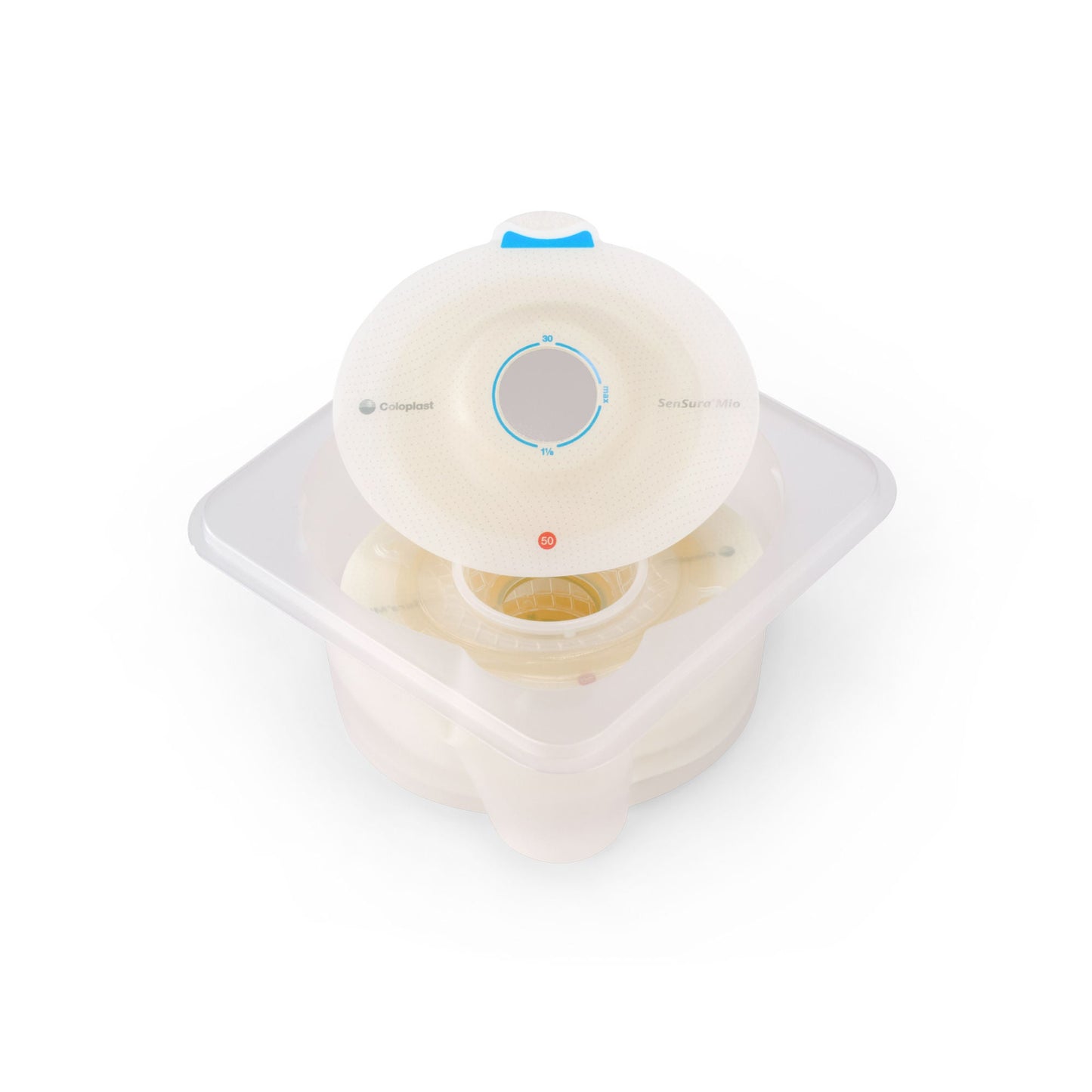 SenSura® Mio Click Convex Deep Ostomy Barrier, Stoma, Red Match