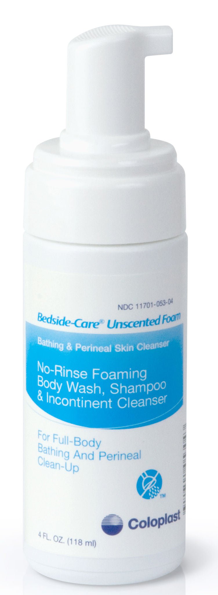 Coloplast Bedside-Care Foam Cleanser, Unscented, Shampoo and Body Wash