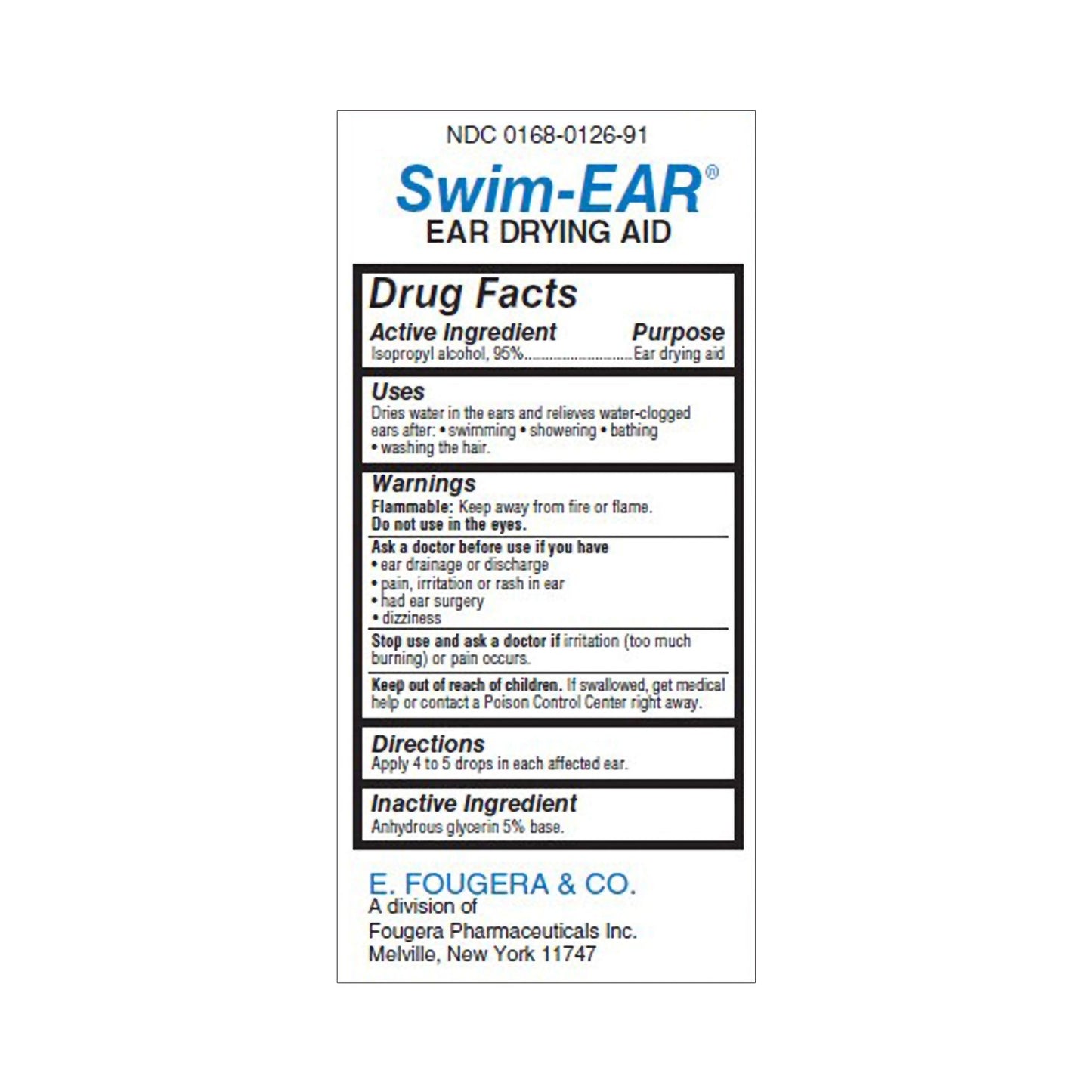 Sandoz Swim-Ear® Ear Drops