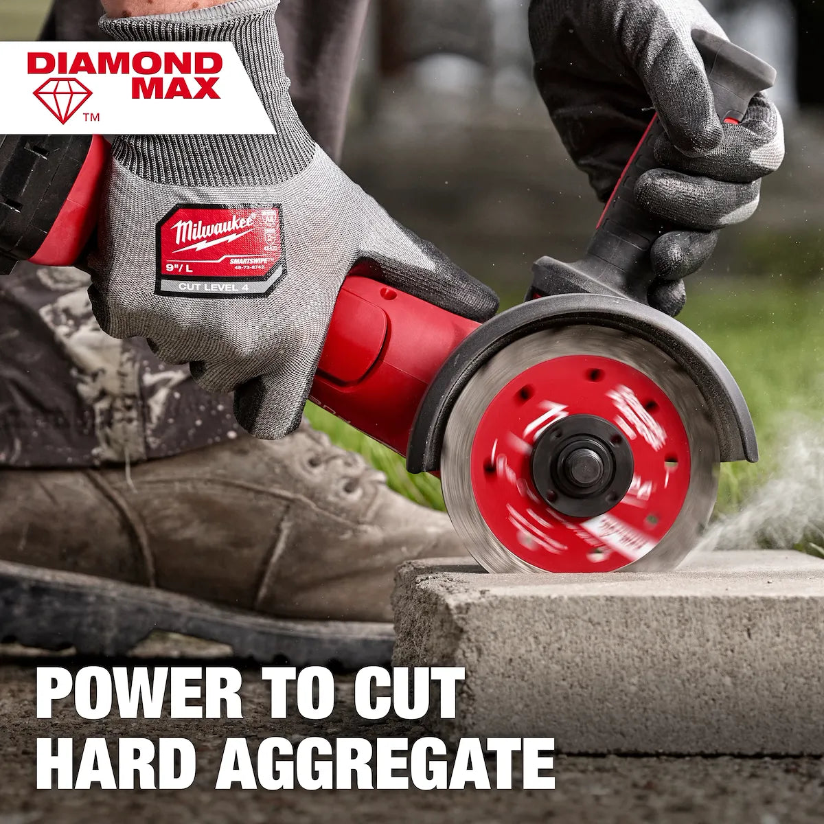 Milwaukee 10" DIAMOND MAX Turbo, General Purpose Diamond Blade 49-93-9110 | Diamond Coated