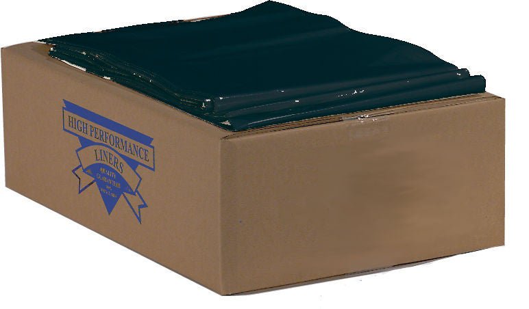 Colonial Bag 2X Heavy Duty Trash Bag, Black, 1.35 mil