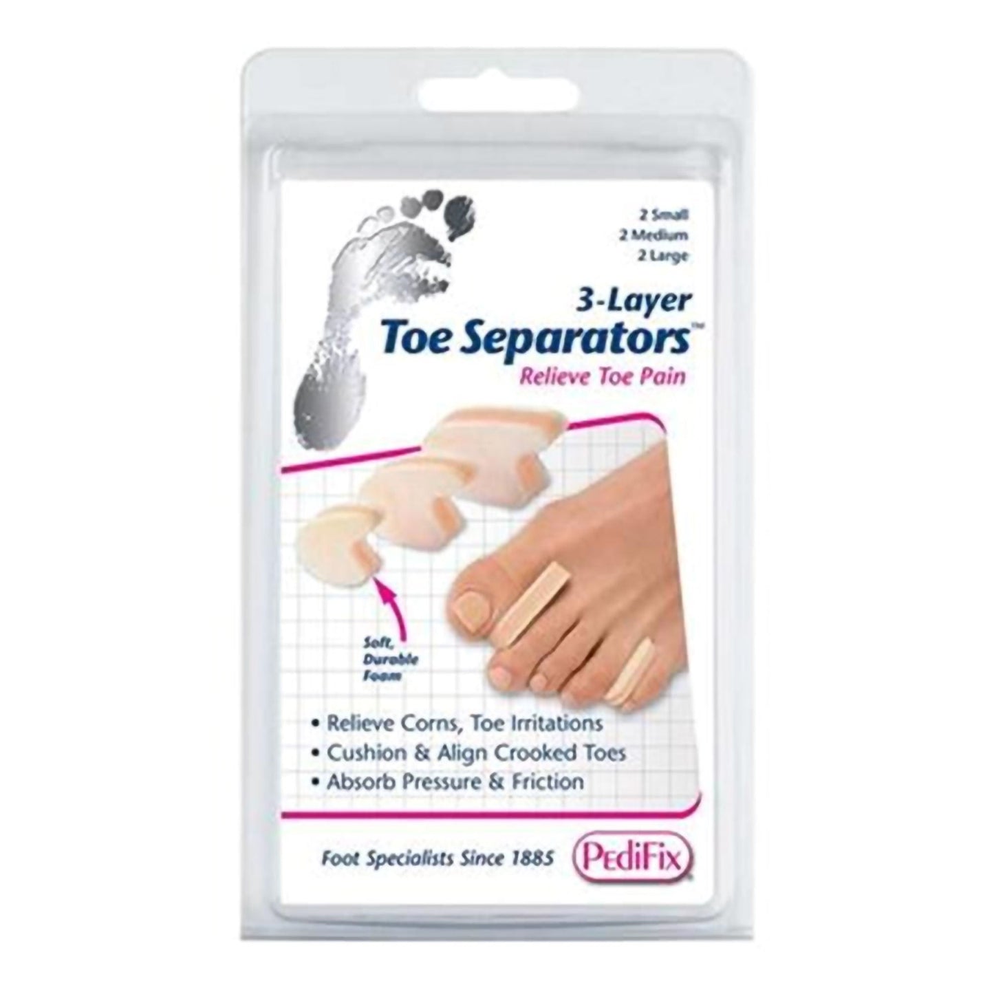 PediFix Toe Spacer Without Fastening Toe