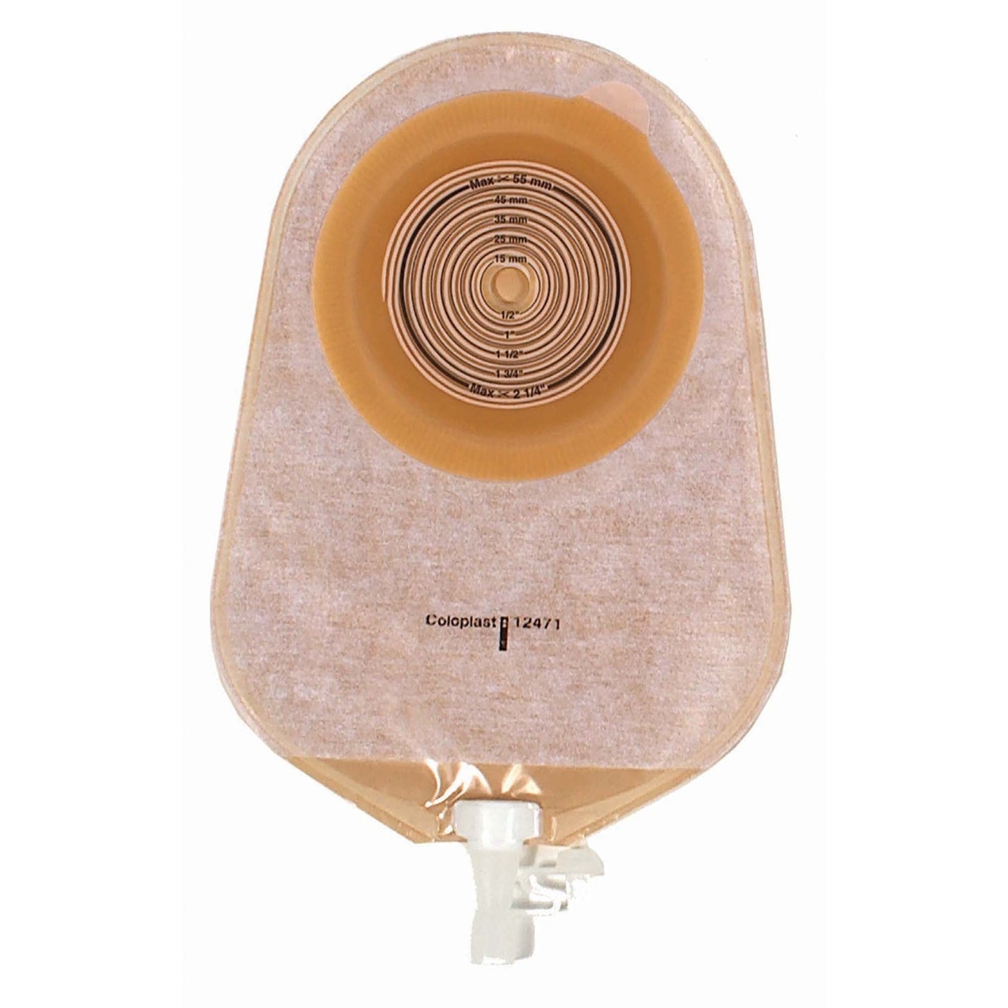 Assura Urostomy Pouch One-Piece System Convex, Trim to Fit Stoma
