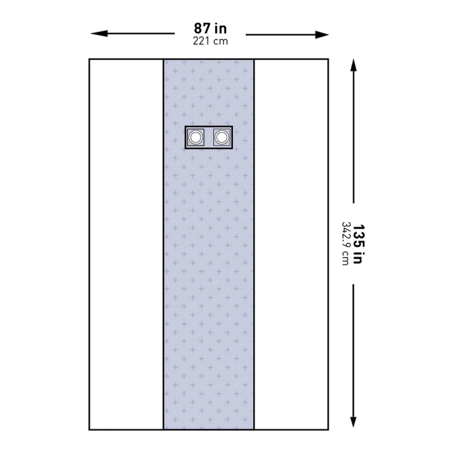 McKesson Sterile Femoral Angiography X-Long Drape