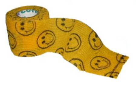 CoFlex® NL Cohesive Bandage, Multiple Colors with Smiley Faces