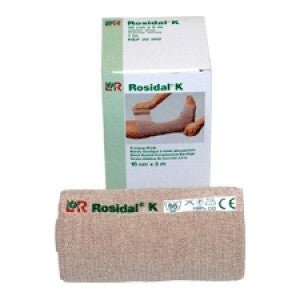 Rosidal K Compression Bandage Clip Detached Closure Tan NonSterile High Compression