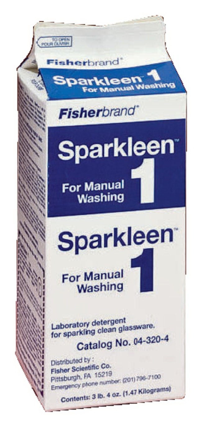 Fisherbrand Sparkleen 1 Laboratory Detergent 3-1/4 lbs. Carton Powder Unscented