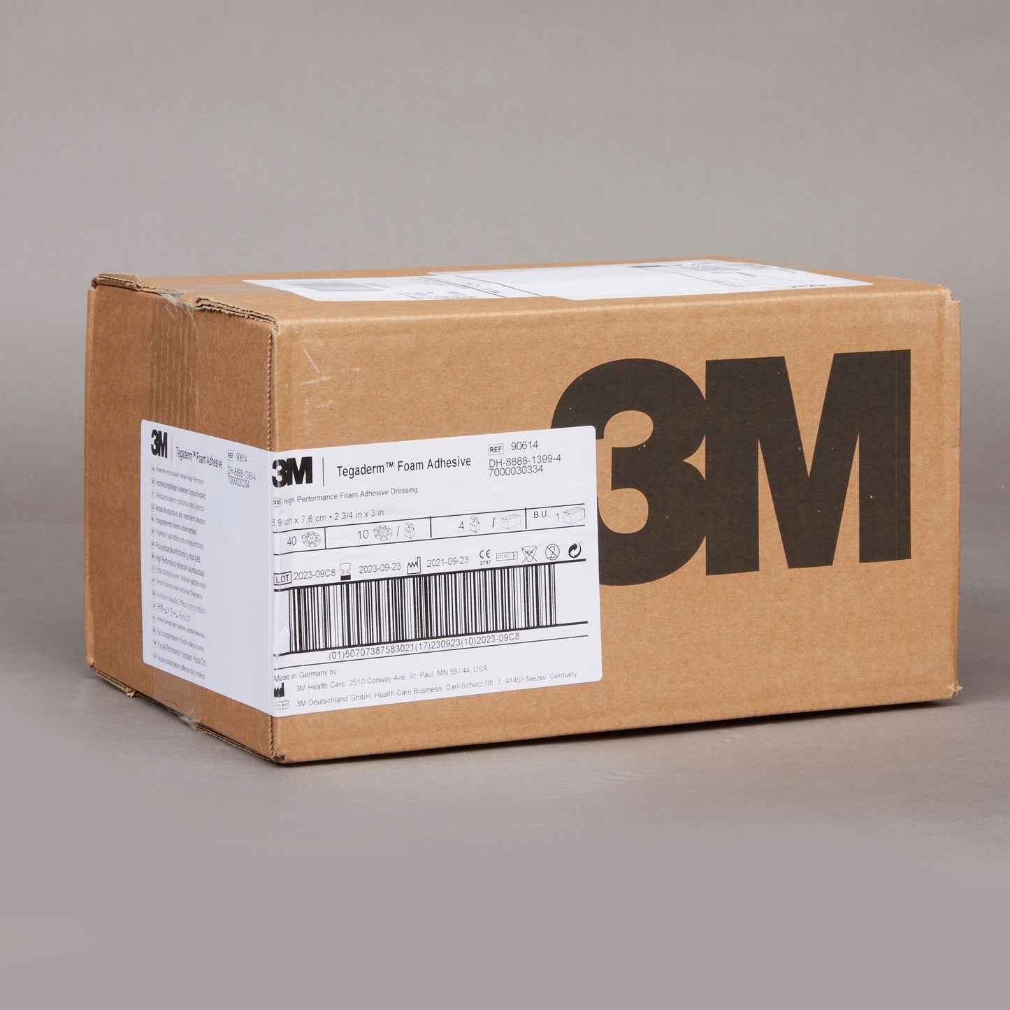 3M™ Tegaderm™ High Performance Adhesive with Border Foam Dressing, 2¾ x 2¾ Inch