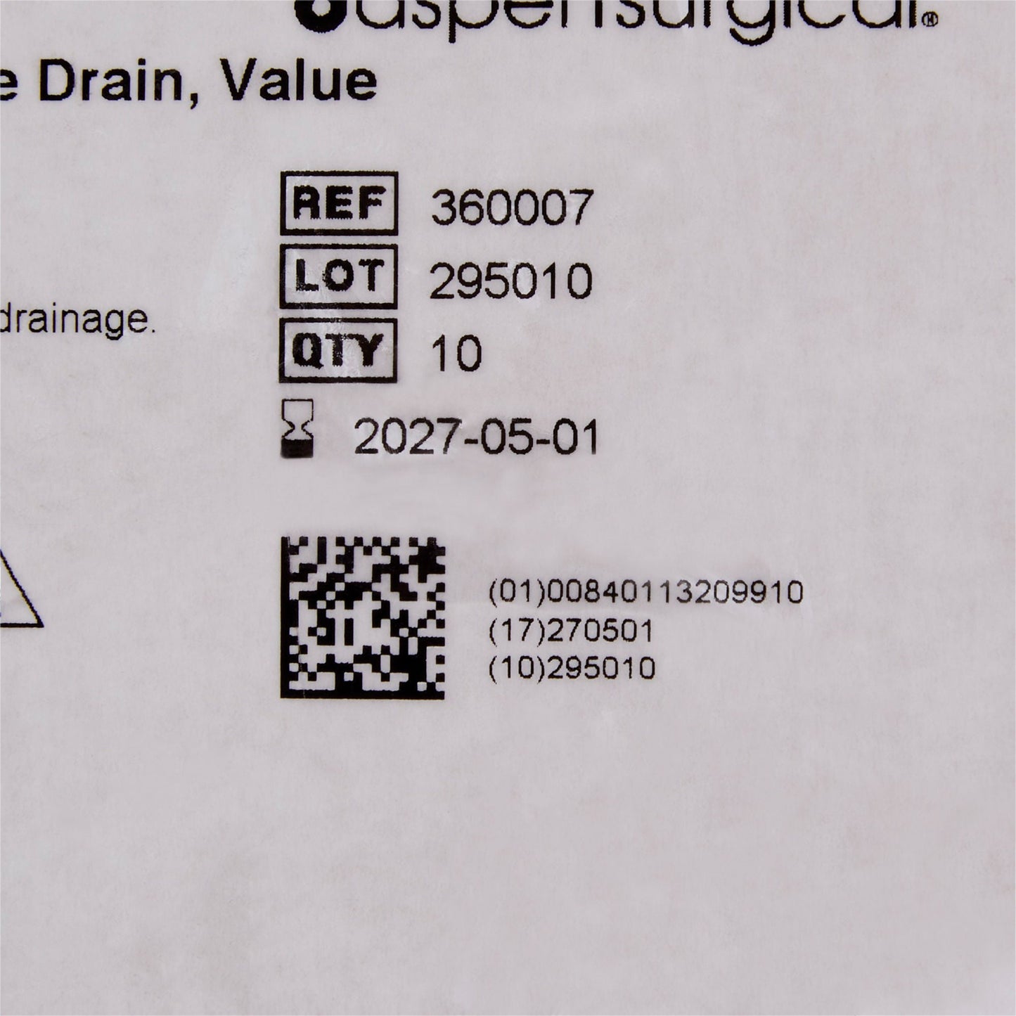 McKesson Wound Drain Tube, ., 20-centimeter Length