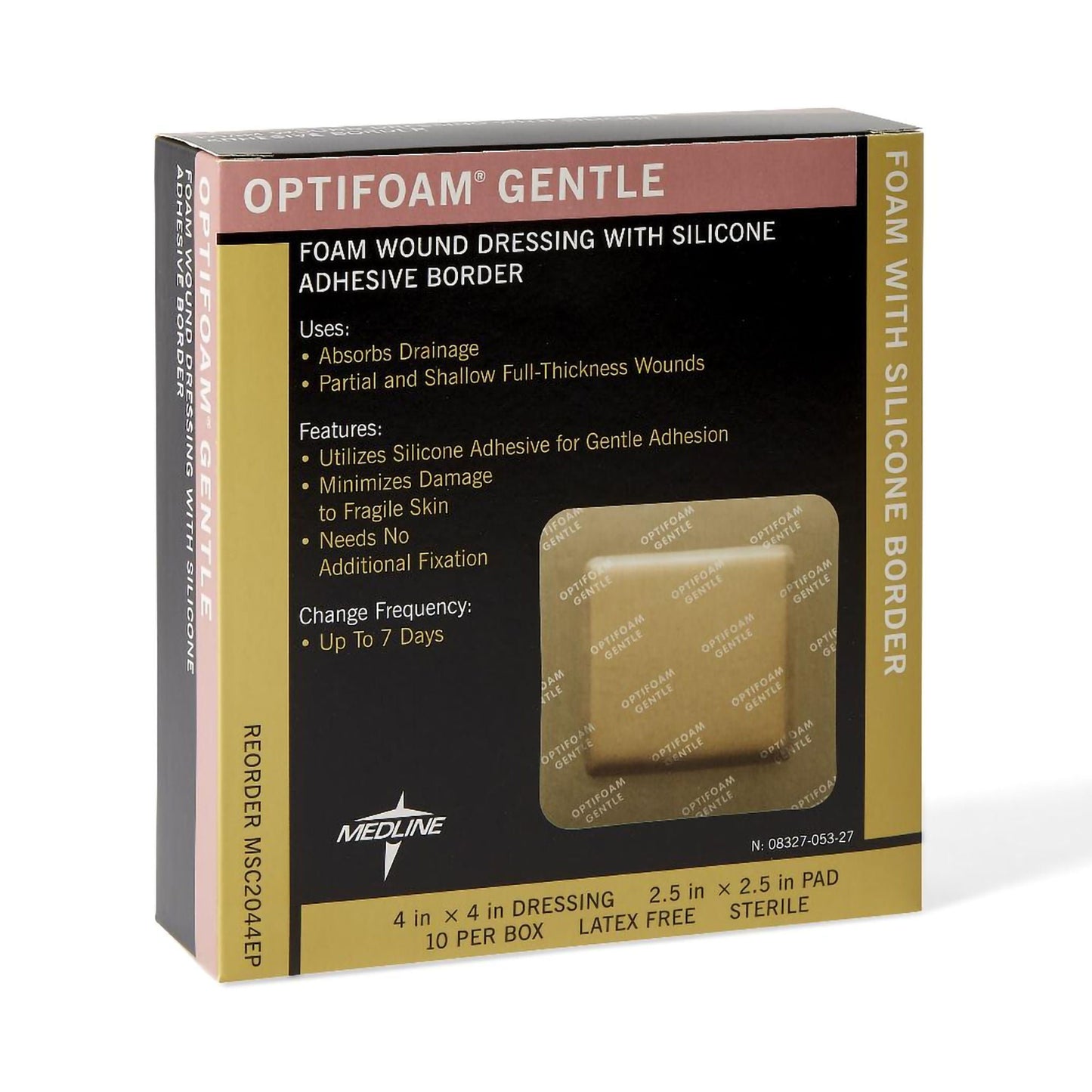 Optifoam® Gentle Adhesive with Border Silicone Foam Dressing