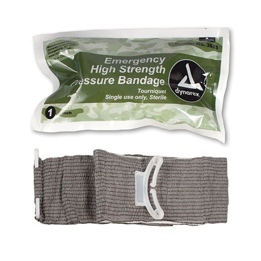 Trauma Pressure Dressing with Wrap Width Closure Bar Gray Sterile Standard Compression